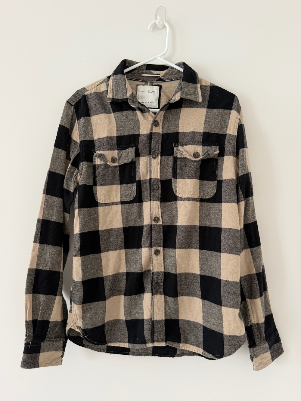 Denim & Flower Buffalo Check Flannel Shirt Men’s Medium